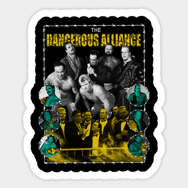 The Dangerous Alliance Sticker by WithinSanityClothing